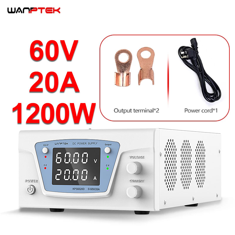High Power 60V 20A Bench Power Supply - 완프텍 랩 DC 전원 공급 장치
