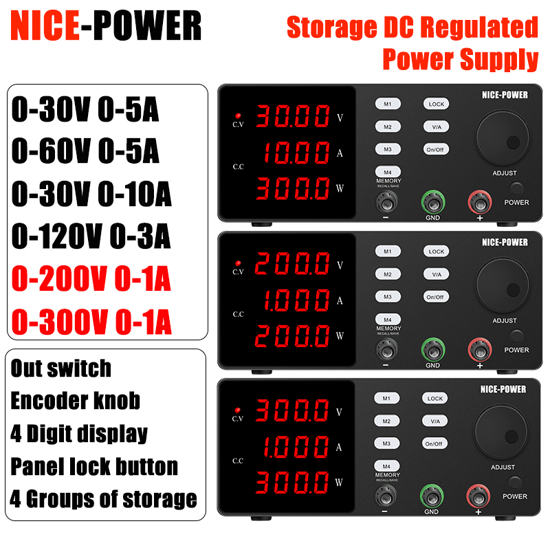 Switching Dc Power Supply 300V 1A - NICE-POWER 200V/300V 1A DC 전원 공급