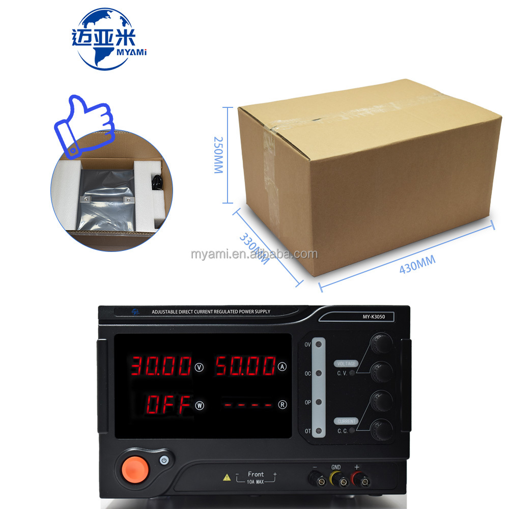 Adjustable High Power Dc Lab Power Supply 1500W - 조절 가능한 500V 2A 3A 1500W
