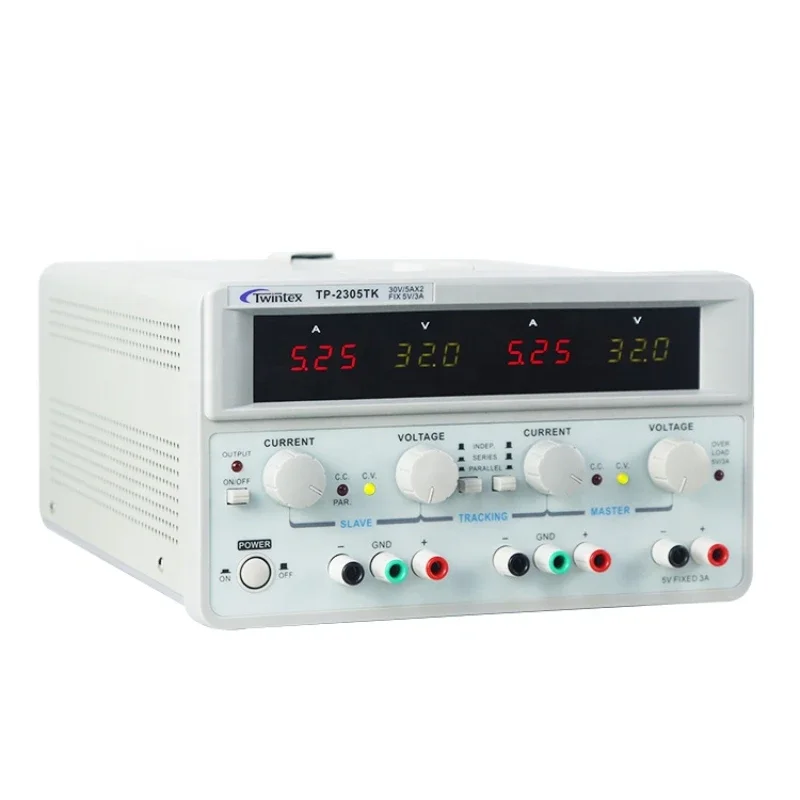 Dual Channel Linear Power Supply 30V 5A - TP-2305E 300W 대칭형 선형 실험실 조정
