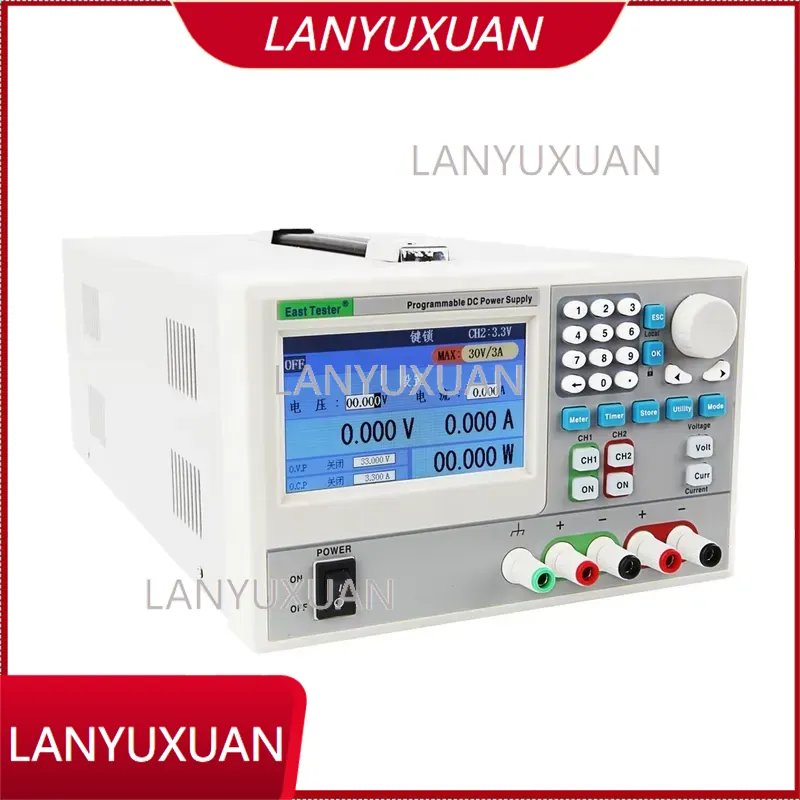 Dual Channel Linear Power Supply 30V 5A - ET ET3721 프로그래밍 가능 선형 스위칭