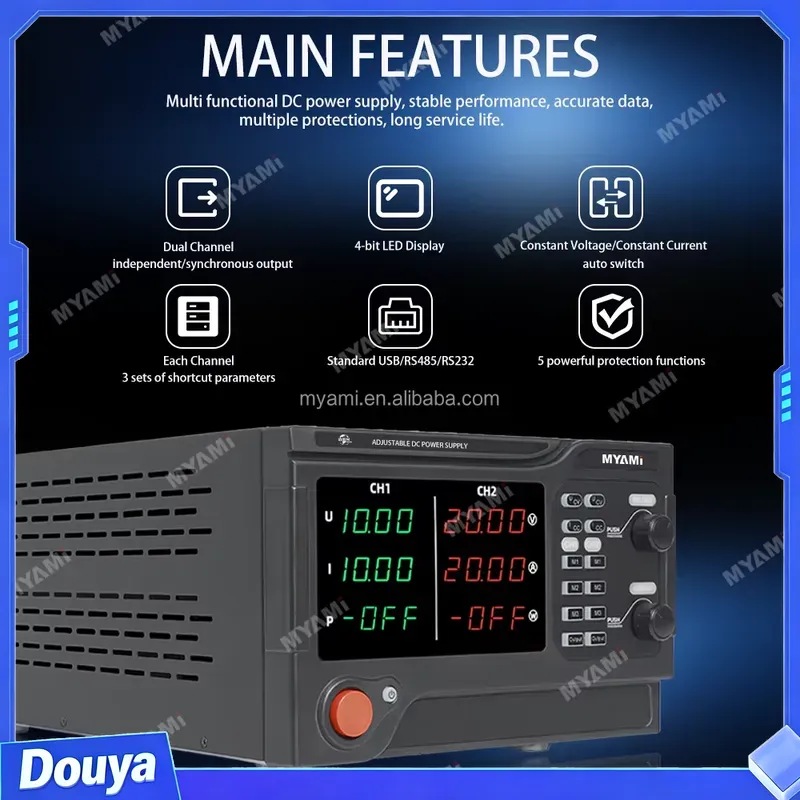 MYAMi 1200W 60V 20A 듀얼 채널 조정 가 - High Power 60V 20A Bench Power Supply 리뷰 및 가격