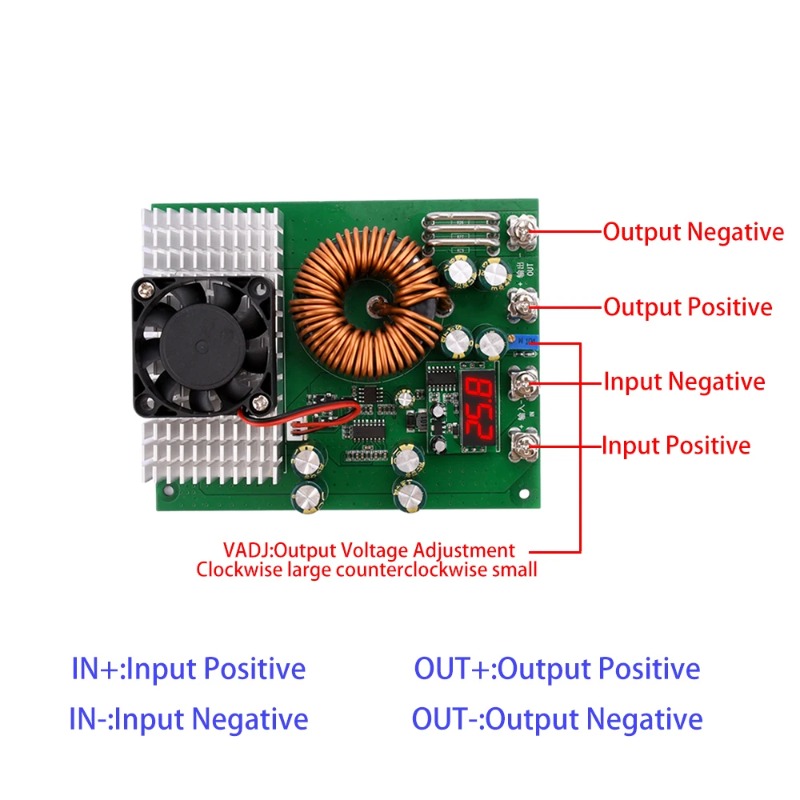 1000W 50A DC-DC 벅 컨버터 DC 25V-9 - Step Down Dc Power Supply Module 1000W 리뷰 및 가격