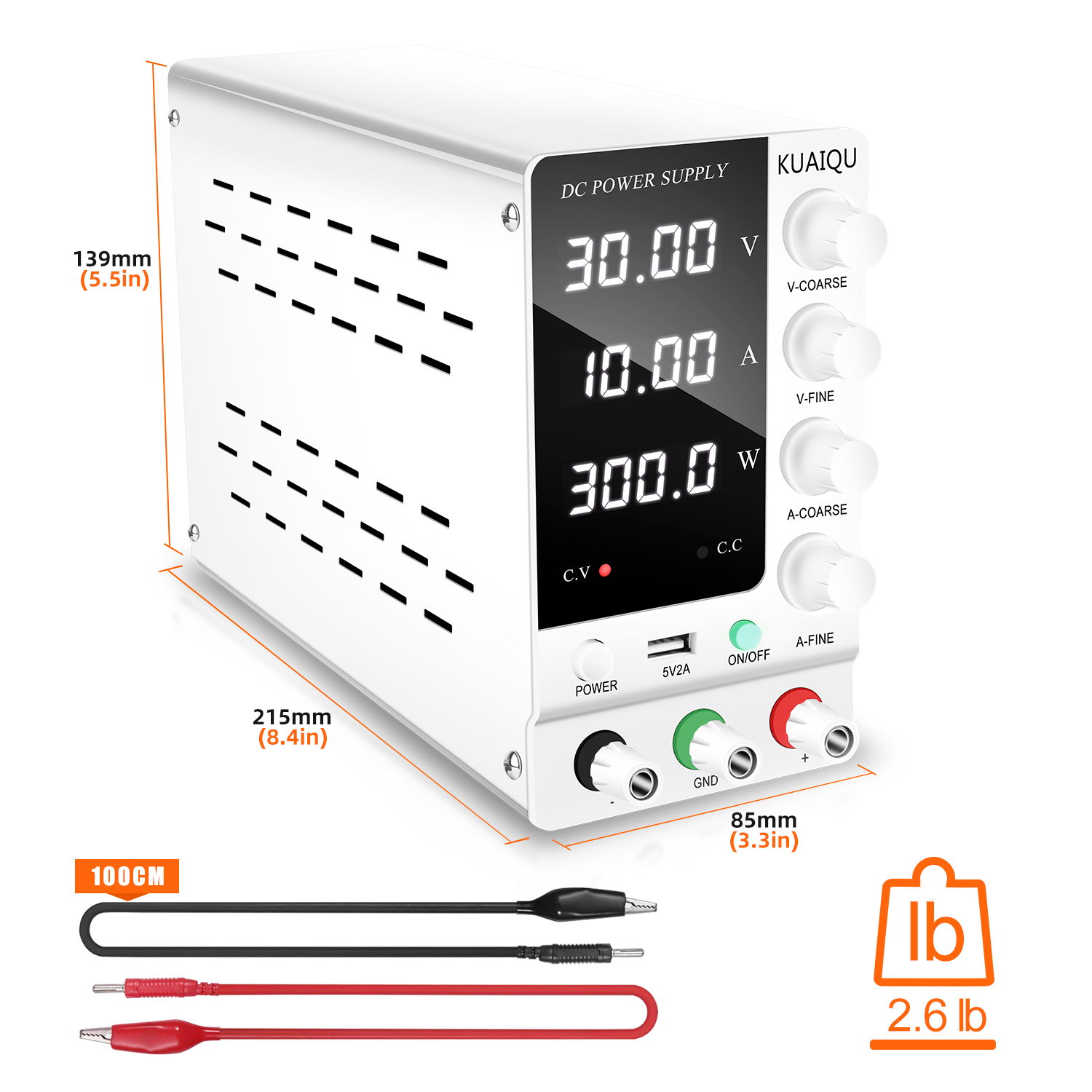 KUAIQU Lab DC 전원 공급 장치 30V 10A - High Power 60V 20A Bench Power Supply 리뷰 및 가격